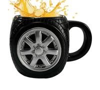 Funny Mugs - Water Cups, 300 ml Insulated Non Slip Drinkware Mugs, Stainless Steel Tire Mug Tea Cup | For Home Living Room Kitchen Office Apartment Camping Milk Tea Water Juice Drink