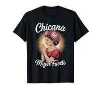 Funny Mujer Fuerte Diciendo Latina Poder Chicana Mujeres Hombres Camiseta