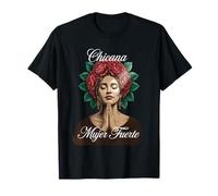 Funny Mujer Fuerte Diciendo Latina Poder Chicana Mujeres Hombres Camiseta