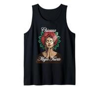 Funny Mujer Fuerte Diciendo Latina Poder Chicana Mujeres Hombres Camiseta sin Mangas
