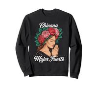 Funny Mujer Fuerte Diciendo Latina Poder Chicana Mujeres Hombres Sudadera