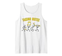 Funny Music Art Musical Note Gag Music Love Taking Notes Camiseta sin Mangas