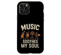 Funny Music Band Miembros Guitarra Drum Retro Heartbeat Carcasa para iPhone 11 Pro