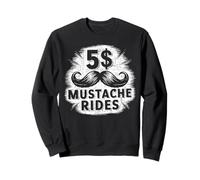 Funny Mustache Lover Beard Facial Hair Mustache Ride Sudadera