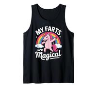 Funny My Farts Are Magical Saying Rainbow Unicorn Mujeres Hombres Camiseta sin Mangas
