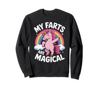 Funny My Farts Are Magical Saying Rainbow Unicorn Mujeres Hombres Sudadera