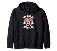 Funny My Farts Are Magical Saying Rainbow Unicorn Mujeres Hombres Sudadera con Capucha
