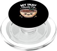 Funny My Inay Thinks I Am Adobo Bowl Comida Filipina Mujeres Hombres PopSockets PopGrip para MagSafe