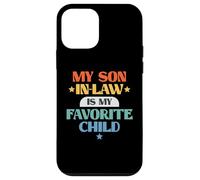 Funny My Son In-Law Favorite Child Retro Family Joke Carcasa para iPhone 12 Mini