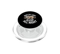 Funny Nap All Day Sleep All Night Perezoso Dicho PopSockets PopGrip para MagSafe