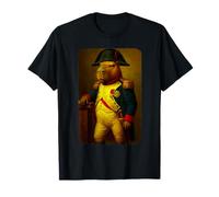 Funny Napoleon Capybara Retrato Histórico Camiseta