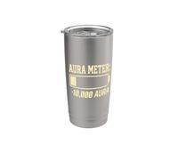 Funny Negative Aura Points Farming Aura Meter Minus 10,000 Vaso térmico de acero inoxidable de doble pared