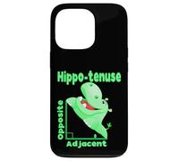 Funny Nerd Green Hippotenuse Hippopótamo Profesor de Matemáticas Carcasa para iPhone 13 Pro