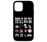 Funny Nerd Iconic Pop Rock Bandas de los años 60 Blanco Carcasa para iPhone 12/12 Pro