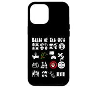 Funny Nerd Iconic Pop Rock Bandas de los años 60 Blanco Carcasa para iPhone 12 Pro Max