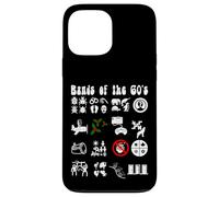 Funny Nerd Iconic Pop Rock Bandas de los años 60 Blanco Carcasa para iPhone 13 Pro Max