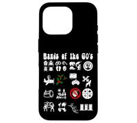 Funny Nerd Iconic Pop Rock Bandas de los años 60 Blanco Carcasa para iPhone 16 Pro