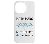 Funny Nerd Matemáticas Juegos de Palabras Primer Seno de Locura Profesor Carcasa para iPhone 14 Pro MAX