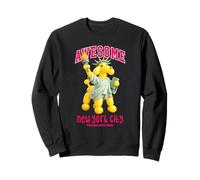 Funny New York Statue of Liberty Yellow Balloon Dog Poodle Sudadera