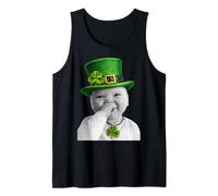 Funny Niche Baby Gen z Meme Giggling AI Laughing St. Patrick Camiseta sin Mangas
