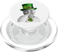 Funny Niche Baby Gen z Meme Giggling AI Laughing St. Patrick PopSockets PopGrip para MagSafe