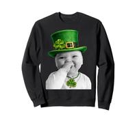 Funny Niche Baby Gen z Meme Giggling AI Laughing St. Patrick Sudadera