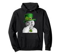Funny Niche Baby Gen z Meme Giggling AI Laughing St. Patrick Sudadera con Capucha