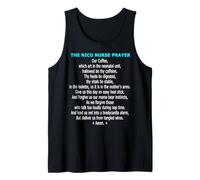 Funny NICU Nurse Prayer Neonatal Cuidado Intensivo Humor Camiseta sin Mangas