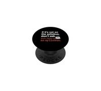 Funny No Syllabus Teacher Professor College Humorous Graphic PopSockets PopGrip Adhesivo