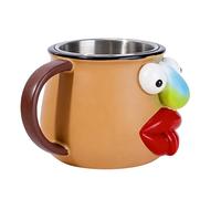 Funny Novelty Gift Silly Present Mugs - Humorous Novelty Cute Drinkware | Milk Cup Fun Coffee Mugs | Rotatable Head For Home For Home Bedroom Living Room Kitchen Apartment Birthday Housewarming