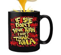 Funny Novelty Mug - Handmade Hot Chocolate Mug | Tea Cups Women and Men, Ceramic Mugs with Cute Print Decorative Cup, Funky Mugs for Men Presents Mothers Day Fathers Day Birthday