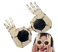 Funny Novelty Sunglasses - OK Style Funny Eyeglasses, Silly Costume Accessory Glasses | Hilarious Prop Party Performance Photo Booth Glasses, Novelty Prop Eye Wear Glassess For Social Media Videos