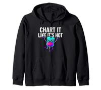 Funny Nurse Chart It Like Its Hot Medical Staff Sudadera con Capucha
