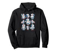 Funny Nurse GNOME Graphic For Women and Men Cute Nurse Life Sudadera con Capucha