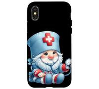 Funny Nurse GNOME Graphic For Women and Men Registered Nurse Carcasa para iPhone X/XS
