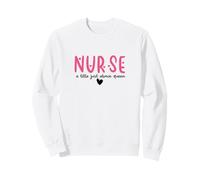 Funny Nurse Quote Shows Love and Hearts For Nursing Student Sudadera