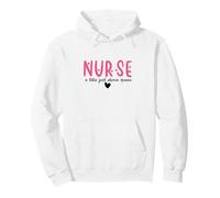 Funny Nurse Quote Shows Love and Hearts For Nursing Student Sudadera con Capucha