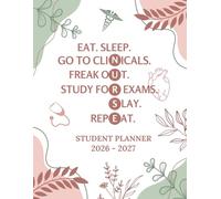 Funny Nursing Student Planner 2026-2027: Two Year Large Organizer and Schedule Large Print 8.5x11 Inches | Nursing School Future Nurse Gifts