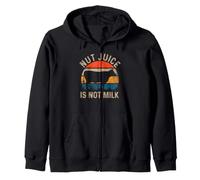 Funny Nut Juice Is Not Milk Sudadera con Capucha