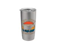 Funny Nut Juice Is Not Milk Vaso térmico de acero inoxidable de doble pared