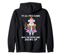 Funny Nutcracker Navidad RATÓN Rey Diversión & Juegos hasta Sudadera con Capucha