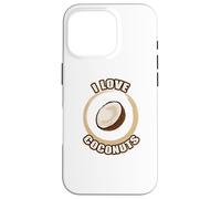Funny Nutrition Love Coconuts Nutritionist Vegan Paleo Humor Carcasa para iPhone 16 Pro