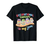 Funny Occupational Therapist Is My Jam Pediatric Therapy Camiseta