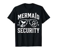 Funny Ocean Fantasy Crew Match de Mermaid Security Squad Camiseta