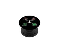 Funny Office Humor Manager Is A Cat Feline Boss PopSockets PopGrip Adhesivo