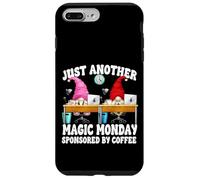 Funny Office Humor Monday GNOME Graphic Sponsored by Coffee Carcasa para iPhone 7 Plus/8 Plus