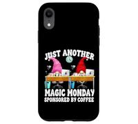 Funny Office Humor Monday GNOME Graphic Sponsored by Coffee Carcasa para iPhone XR