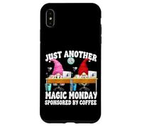 Funny Office Humor Monday GNOME Graphic Sponsored by Coffee Carcasa para iPhone XS MAX