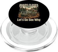 Funny Offroad Truck 4x4 Carreteras Cerradas Vamos a Ver por qué diseño PopSockets PopGrip para MagSafe