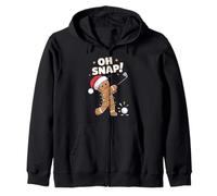 Funny Oh Snap Gingerbread Golf Christmas Holiday Art Sudadera con Capucha